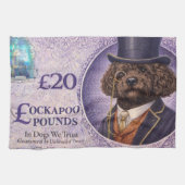 Cockapoo-Hundefan Geschenk Geschirrtuch (Horizontal)