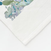 Cockapoo-Hundefrau Blumen Fleecedecke (Ecke)