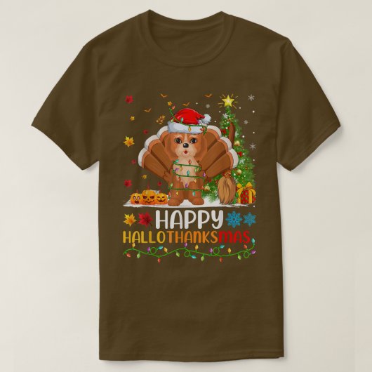 Cockapoo-Hundefreund Lustig Glücklicher Cockapoo H T-Shirt (Design vorne)