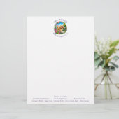 Cockapoo-Hundeführer Benutzerdefiniertes Logo Brie Briefbogen (Stehend Vorderseite)