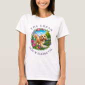 Cockapoo-Hundeführer T-Shirt mit individuellem Log (Vorderseite)