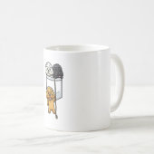 Cockapoo-Hundeschwache in Taschen Kaffeetasse (VorderseiteRechts)