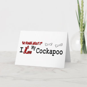 Cockapoo (I Liebe) Grußkarte Karte