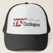 Cockapoo (I Liebe) Hut Truckerkappe (Vorderseite)