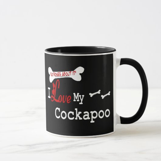 Cockapoo (i-Liebe) Tasse (Rechts)