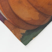 Cockapoo im Herbst lässt Erntedank Art Fleecedecke (Ecke)