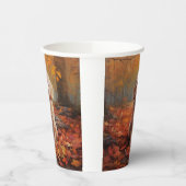 Cockapoo im Herbst Leaves Fall Inspiriert Pappbecher (Links)