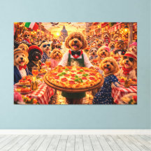 Cockapoo Italienische Straßenwandkunst – Luxuskuns
