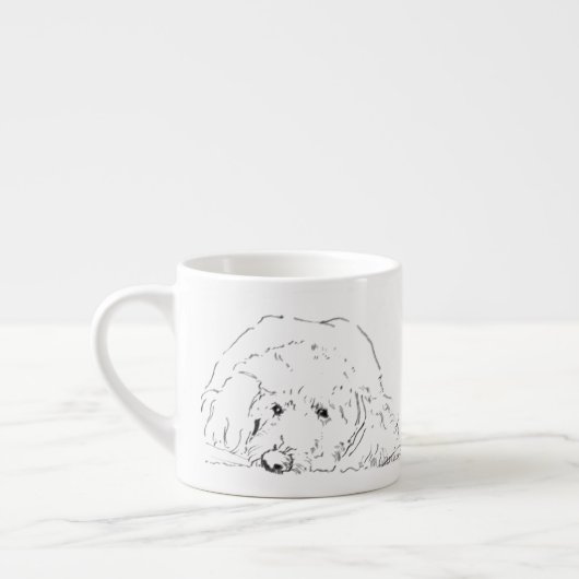 Cockapoo-Kaffeetassen, Geschenkideen für Hundebesi Espressotasse (Links)