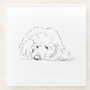 Cockapoo-Kaffeetassen, Geschenkideen für Hundebesi Glasuntersetzer