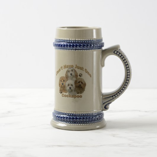 Cockapoo kann nicht nur ein Geschenk haben Bierglas (Rechts)