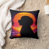 Cockapoo Kissen - Retro Geschenk für Cockapoo-Hund (Decke)