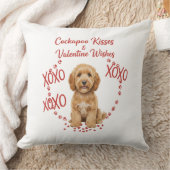 Cockapoo Kisses Valentine Wishes Dog Lover Kissen (Decke)