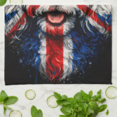 Cockapoo kitchen Union Jack British Dog towel Geschirrtuch (Gefaltet)