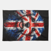 Cockapoo Küchen-Union Jack-Britischer-Hund-Handtuc Geschirrtuch (Horizontal)