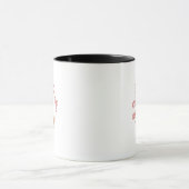 Cockapoo Küsse und Valentinstagswünsche Hundeliebh Tasse (Zentrum)