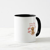 Cockapoo Küsse und Valentinstagswünsche Hundeliebh Tasse (VorderseiteRechts)