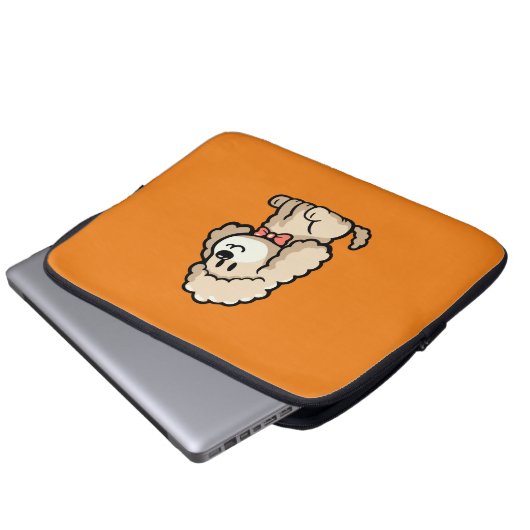 Cockapoo Laptopschutzhülle (Vorne Knopf)