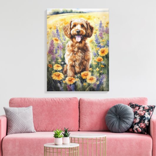 Cockapoo Leinwanddruck (Insitu (Wohnzimmer))