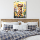 Cockapoo Leinwanddruck (Insitu (Schlafzimmer))