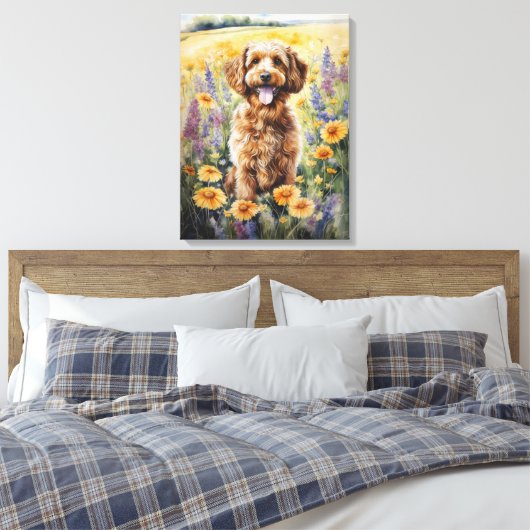 Cockapoo Leinwanddruck (Insitu (Schlafzimmer))