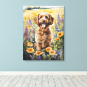 Cockapoo Leinwanddruck (Insitu (Holzboden))