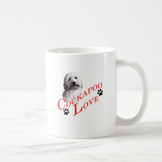 Cockapoo Liebe Kaffeetasse (Rechts)