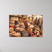 Cockapoo London Wall Art – Vintage Art Leinwanddruck (Vorderseite)