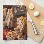 Cockapoo London Wall Art – Vintage Geschirrtuch (Viertel Falte)