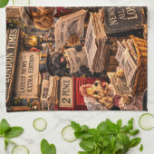 Cockapoo London Wandkunst – Vintage Geschirrtuch (Gefaltet)