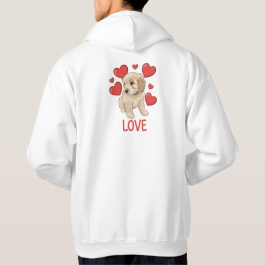 Cockapoo Love Hoodie (Rückseite)