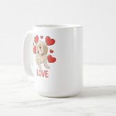 Cockapoo Love Kaffeetasse (Vorderseite Links)
