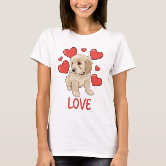 Cockapoo Love T-Shirt (Vorderseite)