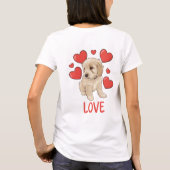 Cockapoo Love T-Shirt (Rückseite)