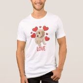 Cockapoo Love Tri-Blend Shirt (Vorderseite)