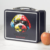 Cockapoo-Lunchbox Buntes Hundegeschenk Metall Brotdose (Beispiel)