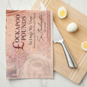 Cockapoo Lustiges Hundegeschenk  Geschirrtuch (Viertel Falte)