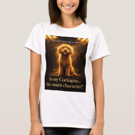Cockapoo Main Character Shirt Funny Dog Lover Gift