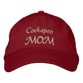 Cockapoo Mama Geschenke Bestickte Kappe (Vorderseite)