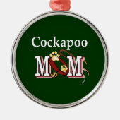 Cockapoo Mama Geschenke Ornament Aus Metall (Vorne)