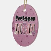 Cockapoo MAMA Keramikornament (Links)