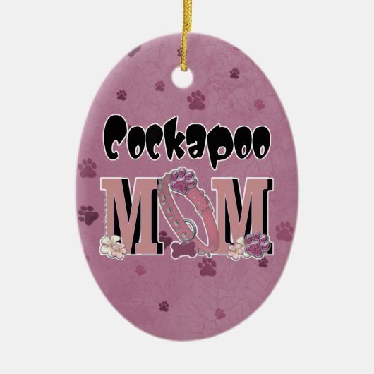 Cockapoo MAMA Keramikornament (Vorne)