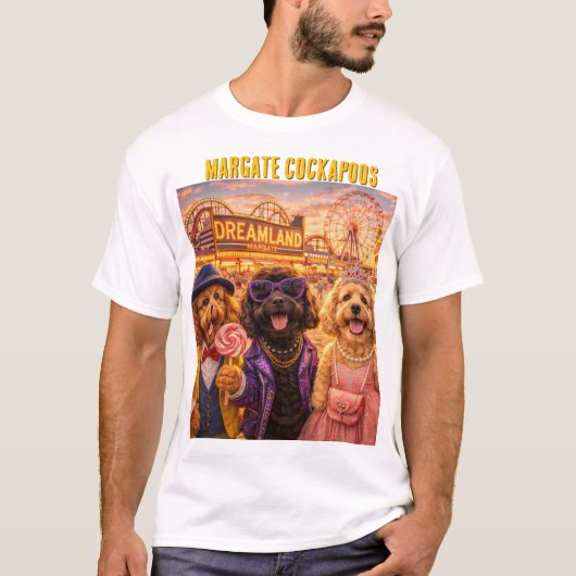 Cockapoo Margate Dreamland Shirt Funny Dog Gift UK (Vorderseite)