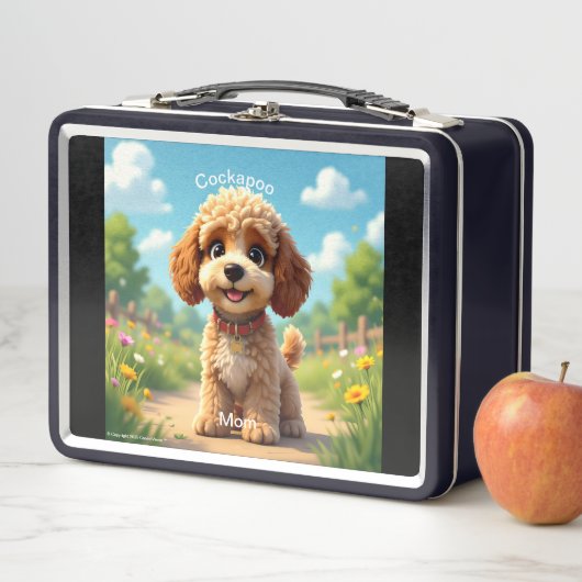 Cockapoo Metall Brotdose (Beispiel)
