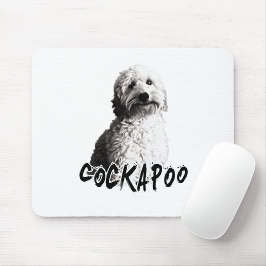 Cockapoo Mousepad (Mit Mouse)