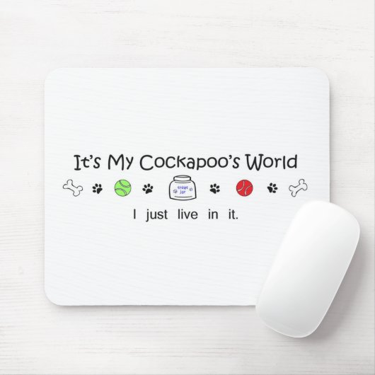 Cockapoo Mousepad (Mit Mouse)