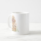 Cockapoo Mug, Dog Lover Gift, Cockapoo Art Mug Kaffeetasse (Vorderseite Links)