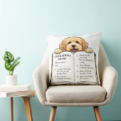 Cockapoo Mum Definition Gift | Funny Dog Mum Desig Kissen (Stuhl )