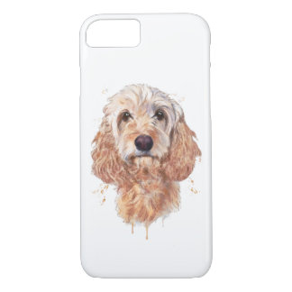 Cockapoo niedlicher Hundetelefonkasten. Großes Case-Mate iPhone Hülle