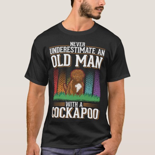 Cockapoo Old Man T-Shirt (Vorderseite)